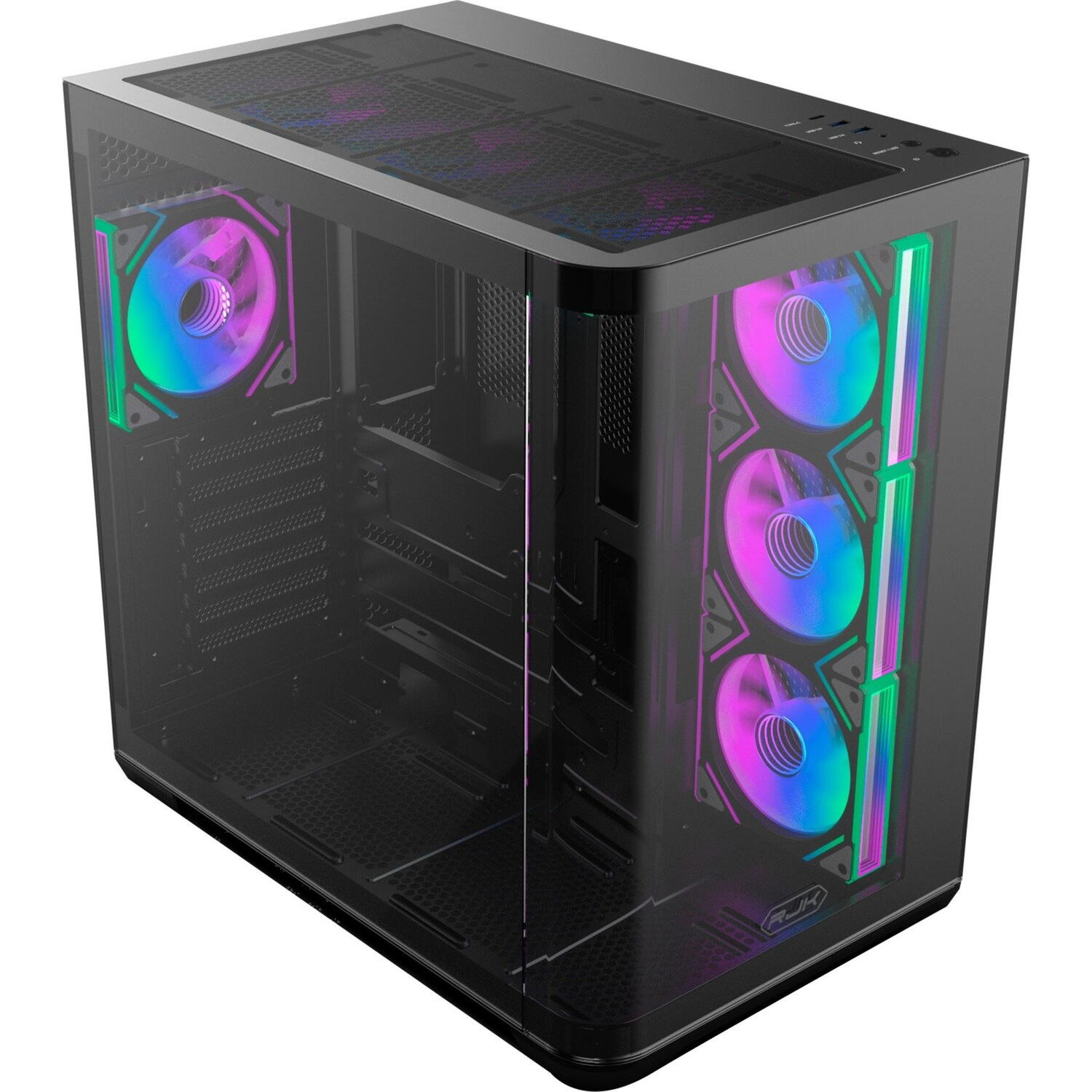 Carcasa RAIJINTEK Atreus BT7, MiddleTower, E-ATX, Negru "0R20B00258" (timbru verde 0.32 lei) 2 Carcasa RAIJINTEK Atreus BT7, MiddleTower, E-ATX, Negru "0R20B00258" (timbru verde 0.32 lei) - imagine 2
