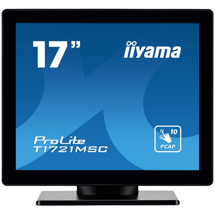 Monitor LED Touchscreen Iiyama ProLite T1721MSC-B2, 17inch, 1280×1024, 5ms, Black „T1721MSC-B2” (timbru verde 7 lei)