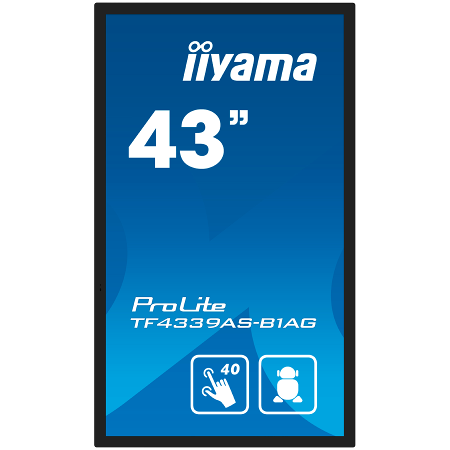 IIYAMA Prolite TF4339AS-B1AG Business Monitor - 108 cm (42.5"), 4K UHD (3840x2160), IPS LED, 60Hz, 8ms, 500 cd/m² 2 IIYAMA Prolite TF4339AS-B1AG Business Monitor - 108 cm (42.5"), 4K UHD (3840x2160), IPS LED, 60Hz, 8ms, 500 cd/m² - imagine 2