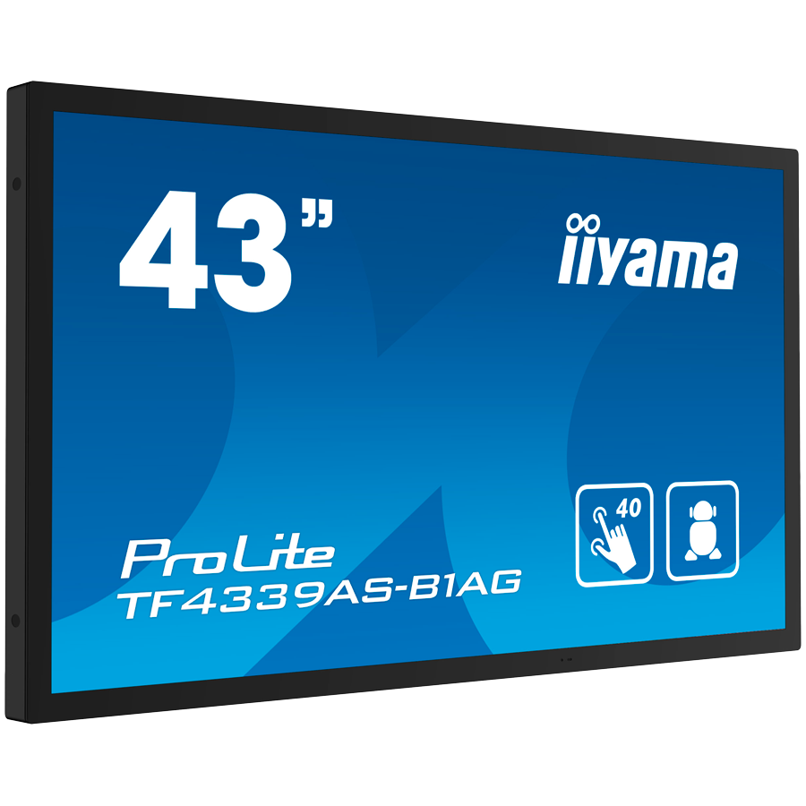 IIYAMA Prolite TF4339AS-B1AG Business Monitor - 108 cm (42.5"), 4K UHD (3840x2160), IPS LED, 60Hz, 8ms, 500 cd/m² 3 IIYAMA Prolite TF4339AS-B1AG Business Monitor - 108 cm (42.5"), 4K UHD (3840x2160), IPS LED, 60Hz, 8ms, 500 cd/m² - imagine 3