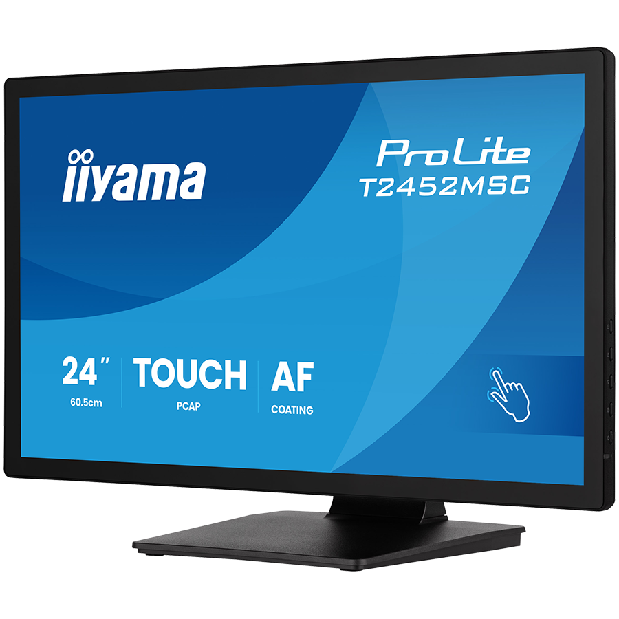 IIYAMA Monitor LED T2452MSC-B2 24" DeepContrast PCAP+ 10pt touchscreen 1920x1080 120Hz 400cd 5ms HDMI DP landscape, face-up tilt 2 IIYAMA Monitor LED T2452MSC-B2 24" DeepContrast PCAP+ 10pt touchscreen 1920x1080 120Hz 400cd 5ms HDMI DP landscape, face-up tilt - imagine 2