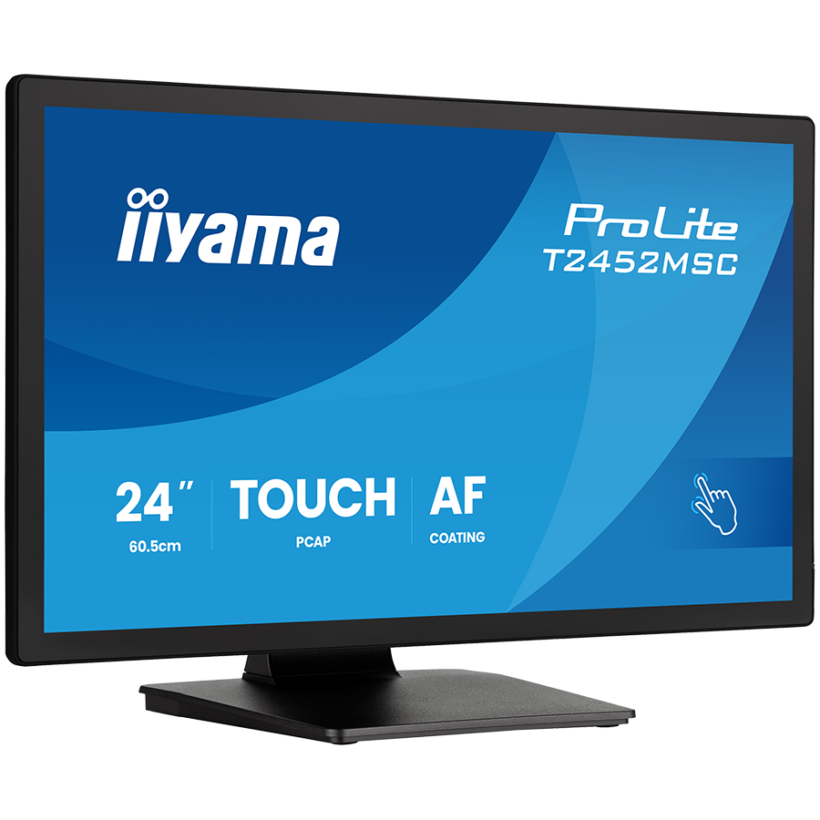 IIYAMA Monitor LED T2452MSC-B2 24" DeepContrast PCAP+ 10pt touchscreen 1920x1080 120Hz 400cd 5ms HDMI DP landscape, face-up tilt 3 IIYAMA Monitor LED T2452MSC-B2 24" DeepContrast PCAP+ 10pt touchscreen 1920x1080 120Hz 400cd 5ms HDMI DP landscape, face-up tilt - imagine 3