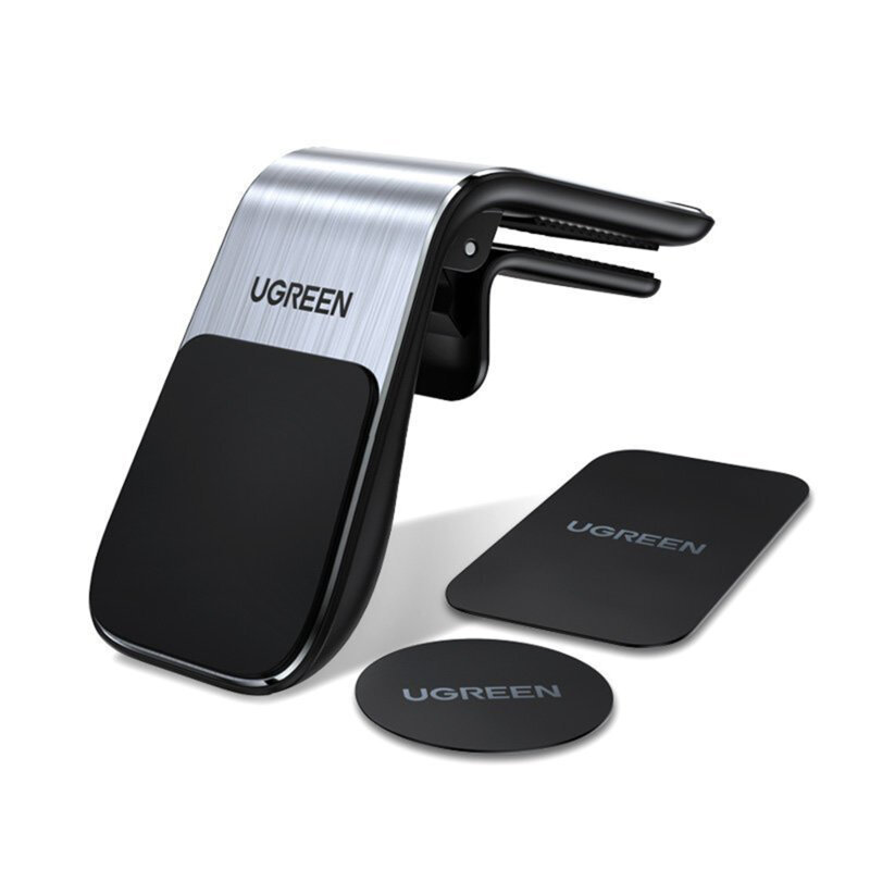 SUPORT AUTO Ugreen pt. SmartPhone, „LP290” fixare grila ventilatie, magnetic, argintiu „80712B” – 6957303893171