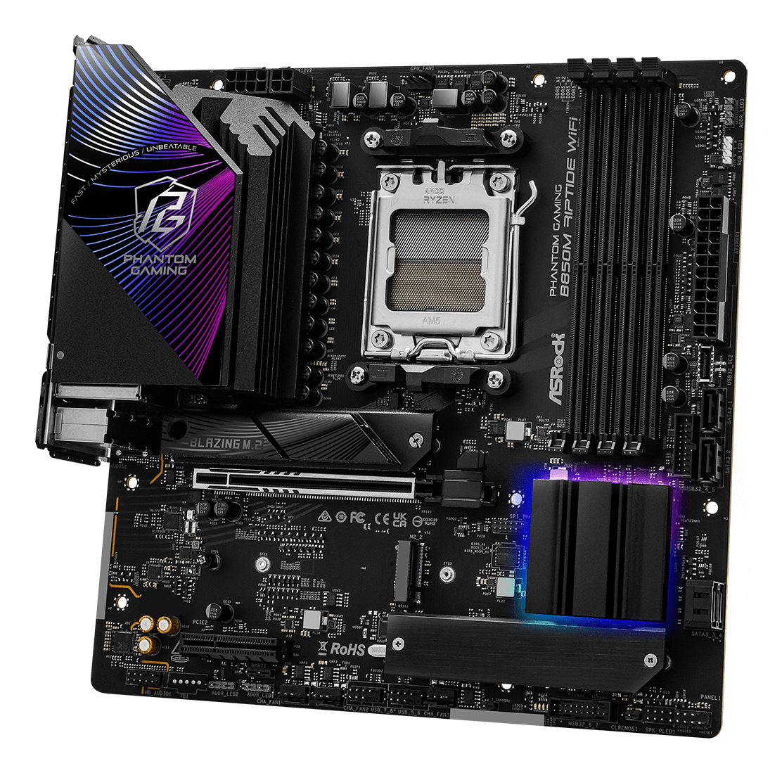 Placa de baza 90-MXBS3-A0UAYZ, AMD B850, mATX "90-MXBS3-A0UAYZ" 5 Placa de baza 90-MXBS3-A0UAYZ, AMD B850, mATX "90-MXBS3-A0UAYZ" - imagine 5