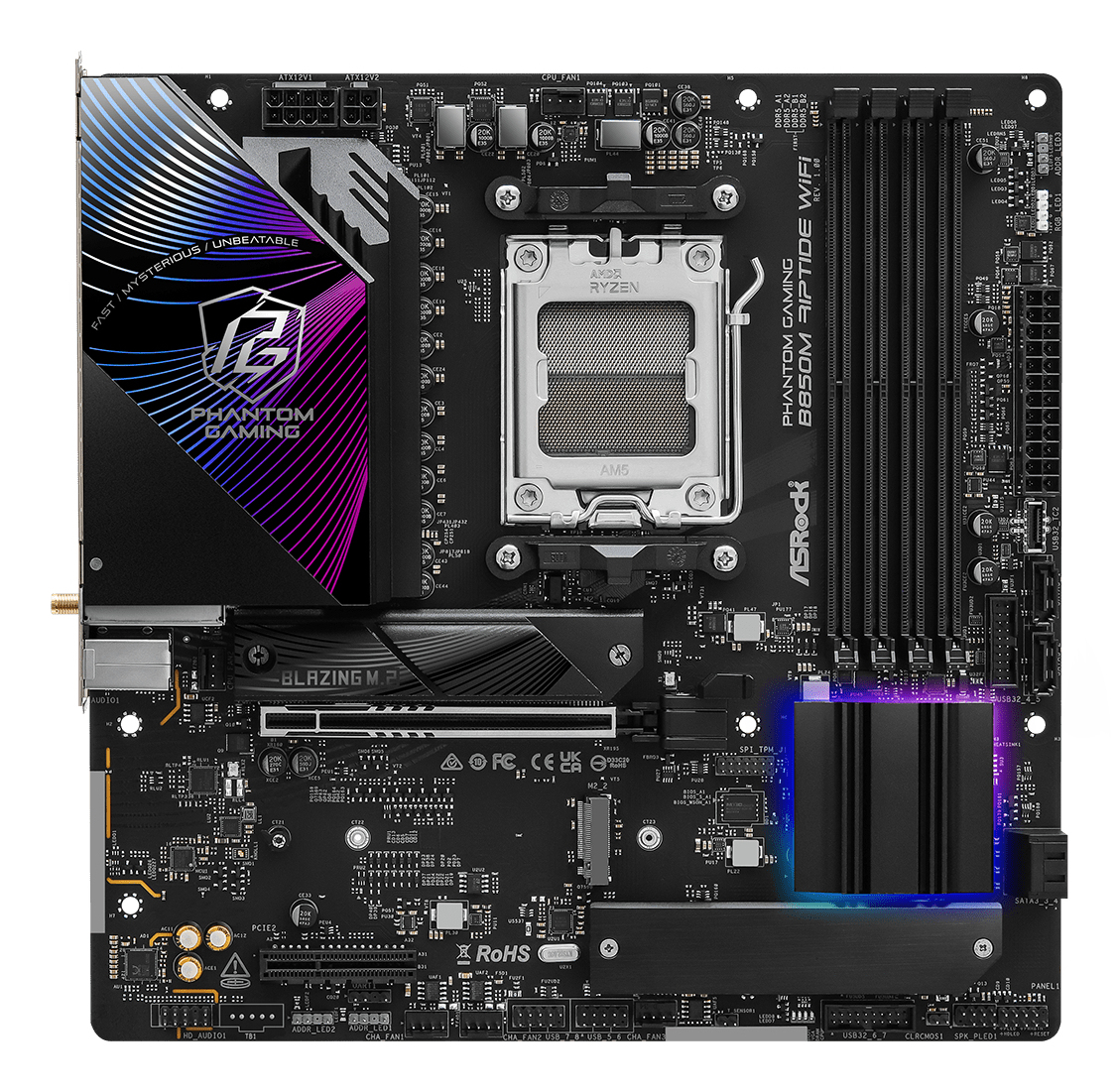 Placa de baza 90-MXBS3-A0UAYZ, AMD B850, mATX "90-MXBS3-A0UAYZ" 3 Placa de baza 90-MXBS3-A0UAYZ, AMD B850, mATX "90-MXBS3-A0UAYZ" - imagine 3