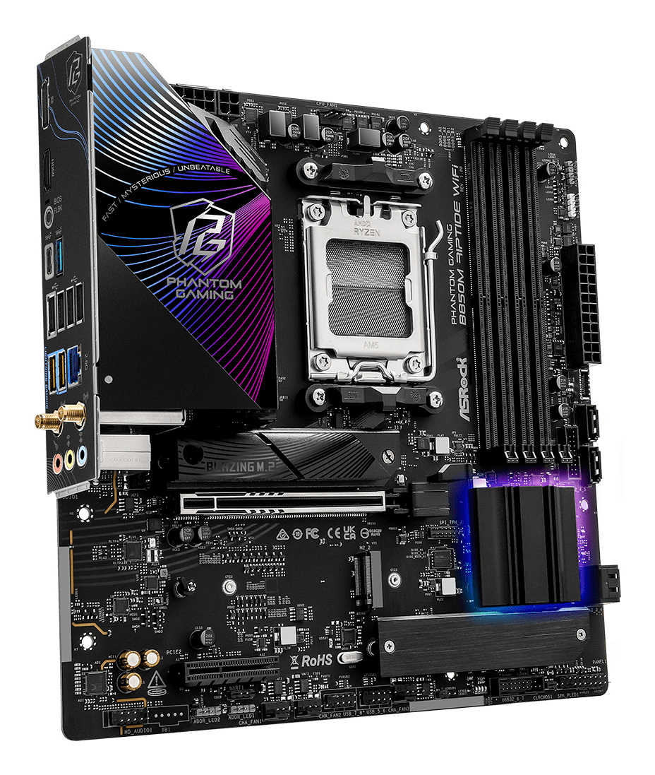 Placa de baza 90-MXBS3-A0UAYZ, AMD B850, mATX "90-MXBS3-A0UAYZ" 4 Placa de baza 90-MXBS3-A0UAYZ, AMD B850, mATX "90-MXBS3-A0UAYZ" - imagine 4