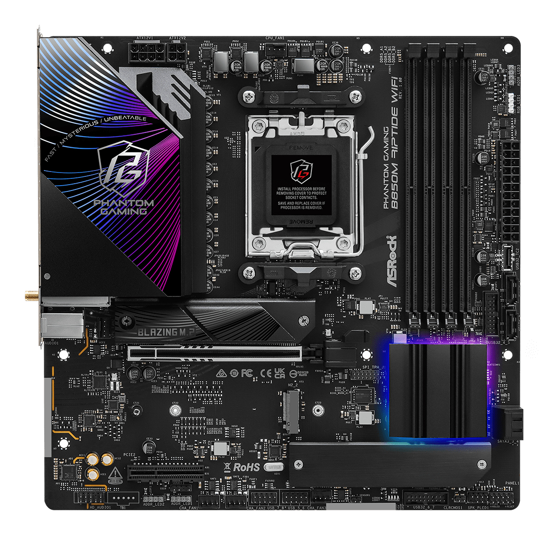 Placa de baza 90-MXBS3-A0UAYZ, AMD B850, mATX "90-MXBS3-A0UAYZ" 2 Placa de baza 90-MXBS3-A0UAYZ, AMD B850, mATX "90-MXBS3-A0UAYZ" - imagine 2