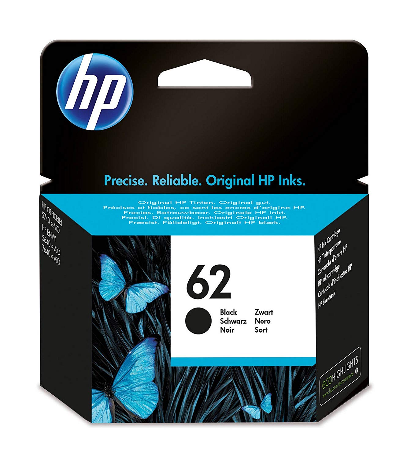 Cartuș HP 62 negru C2P04AE 1 Cartuș HP 62 negru C2P04AE