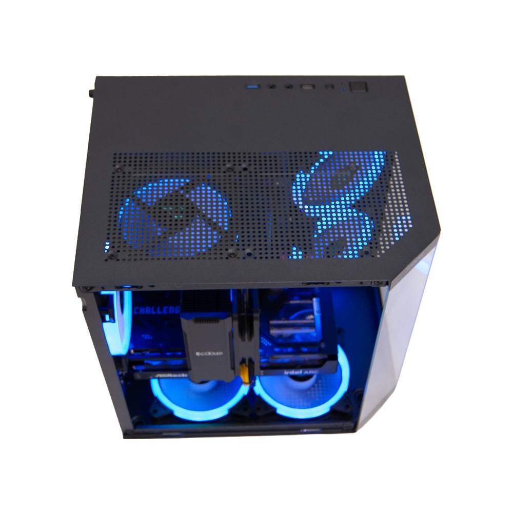 Sistem Desktop PC Gaming Spacer Gladiator R5, AMD Ryzen 5 5500, 16GB DDR4, 512GB SSD, Intel ARC B570 10GB, No Os, Negru, "SPACER-Gladiator-R5.5500-16D4S512" (timbru verde 7lei) 4 Sistem Desktop PC Gaming Spacer Gladiator R5, AMD Ryzen 5 5500, 16GB DDR4, 512GB SSD, Intel ARC B570 10GB, No Os, Negru, "SPACER-Gladiator-R5.5500-16D4S512" (timbru verde 7lei) - imagine 4