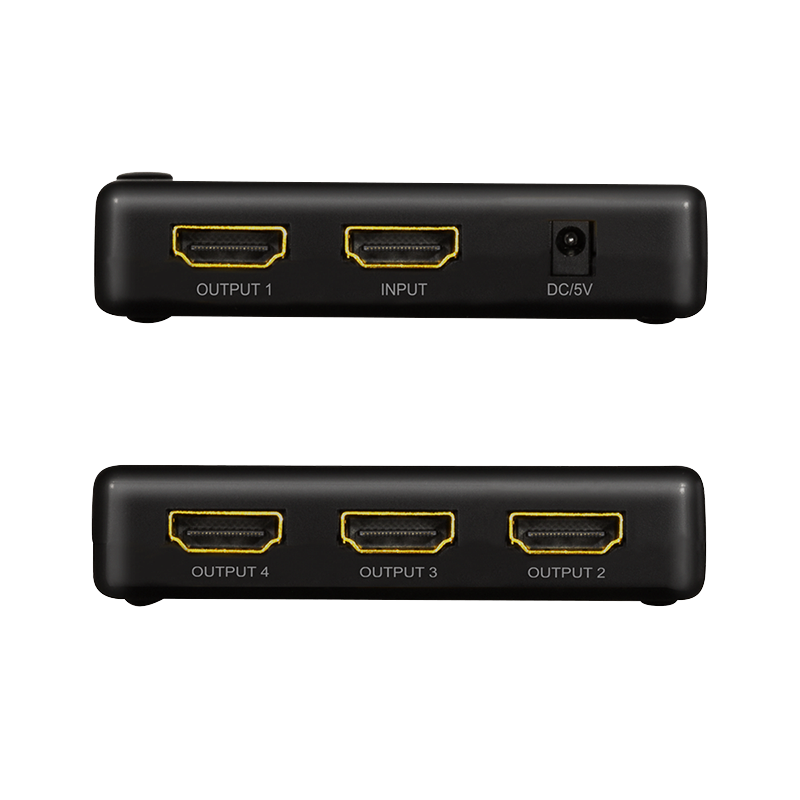 SPLITTER video LOGILINK, 1 x 4 port, Input: HDMI (M) x 1, Output: HDMI (M) 1.4 x 4, rezolutie maxima 4K UHD (3840 x 2160) la 30 Hz, HDCP 2.2, audio, negru, "HD0036" (timbru verde 0.18 lei) 3 SPLITTER video LOGILINK, 1 x 4 port, Input: HDMI (M) x 1, Output: HDMI (M) 1.4 x 4, rezolutie maxima 4K UHD (3840 x 2160) la 30 Hz, HDCP 2.2, audio, negru, "HD0036" (timbru verde 0.18 lei) - imagine 3