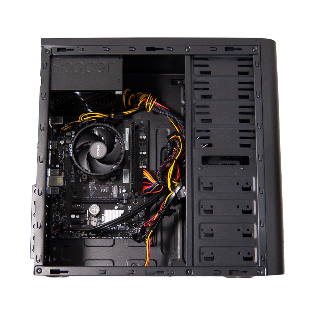 Sistem Desktop PC Office Spacer DeskPro R3, AMD Ryzen 3 3200, 8 GB DDR4, 240 GB SSD, No Os, negru,"SPACER-DeskPro-R3.3200-8D4S240" (timbru verde 7lei) 3 Sistem Desktop PC Office Spacer DeskPro R3, AMD Ryzen 3 3200, 8 GB DDR4, 240 GB SSD, No Os, negru,"SPACER-DeskPro-R3.3200-8D4S240" (timbru verde 7lei) - imagine 3