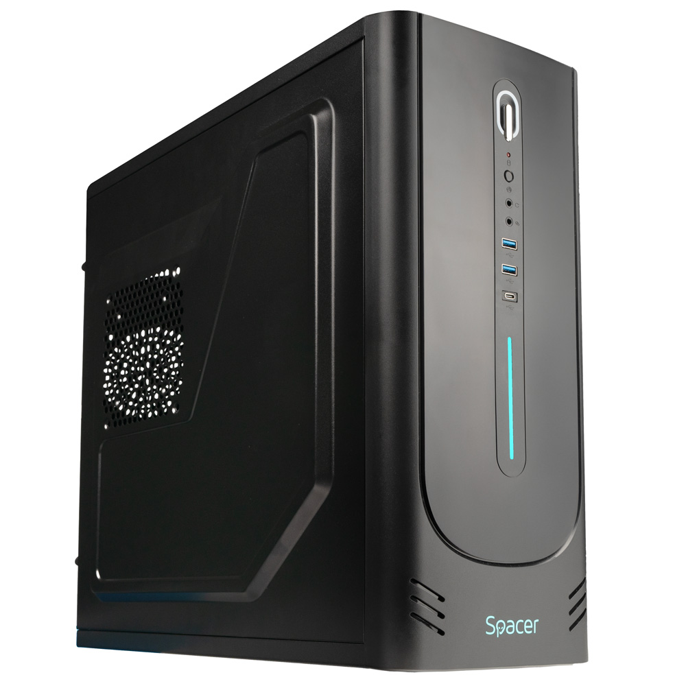 Sistem Desktop PC Office Spacer DeskPro R3, AMD Ryzen 3 3200, 8 GB DDR4, 240 GB SSD, No Os, negru,"SPACER-DeskPro-R3.3200-8D4S240" (timbru verde 7lei) 4 Sistem Desktop PC Office Spacer DeskPro R3, AMD Ryzen 3 3200, 8 GB DDR4, 240 GB SSD, No Os, negru,"SPACER-DeskPro-R3.3200-8D4S240" (timbru verde 7lei) - imagine 4