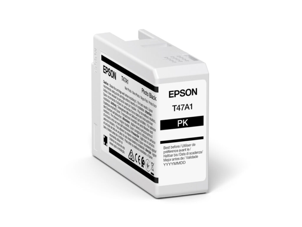 Cartus Cerneala Original Epson Photo Black, T47A1, pentru UltraChrome Pro 10, 50ml,  (timbru verde 1.2 lei),  „C13T47A100”