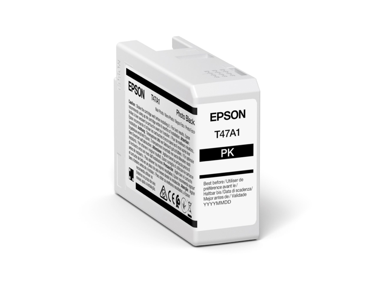 Cartus Cerneala Original Epson Photo Black, T47A1, pentru UltraChrome Pro 10, 50ml, (timbru verde 1.2 lei), "C13T47A100" 1 Cartus Cerneala Original Epson Photo Black, T47A1, pentru UltraChrome Pro 10, 50ml, (timbru verde 1.2 lei), "C13T47A100"