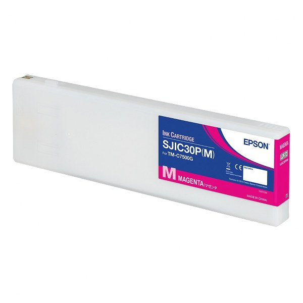 Cartus Cerneala Original Epson Magenta, SJIC30P, pentru  TM-C7500G, 294.3ml,  (timbru verde 1.2 lei),  „C33S020641”