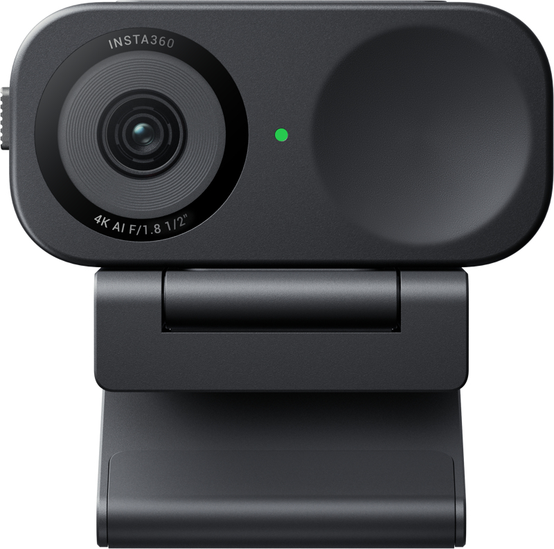 Camera web Insta360 Link 2C Standard Edition, 4K, 30 fps, Microfon cu reducere zgomot AI, Zoom 4x (Negru) "CINSABNA" (timbru verde 1.20 lei) - imagine 2