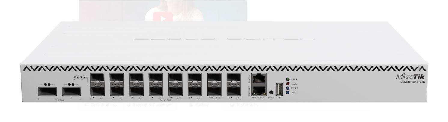 MIKROTIK CRS518-16XS-2XQ Switch Router 1 MIKROTIK CRS518-16XS-2XQ Switch Router