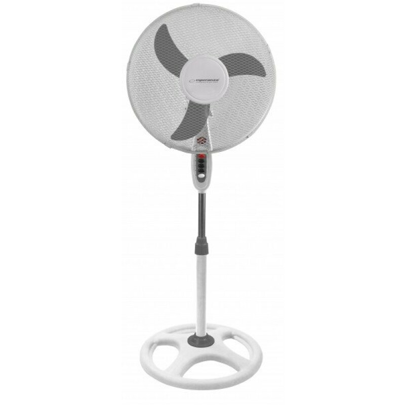 Ventilator cu picior Esperanza Typhoon EHF002WE diametru 40cm 50W Alb/Gri "EHF002WE" (timbru verde 0.18 lei) 1 Ventilator cu picior Esperanza Typhoon EHF002WE diametru 40cm 50W Alb/Gri "EHF002WE" (timbru verde 0.18 lei)
