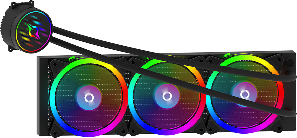 CPU Cooler Aquarius 360 AIO Black ARGB 2 CPU Cooler Aquarius 360 AIO Black ARGB - imagine 2