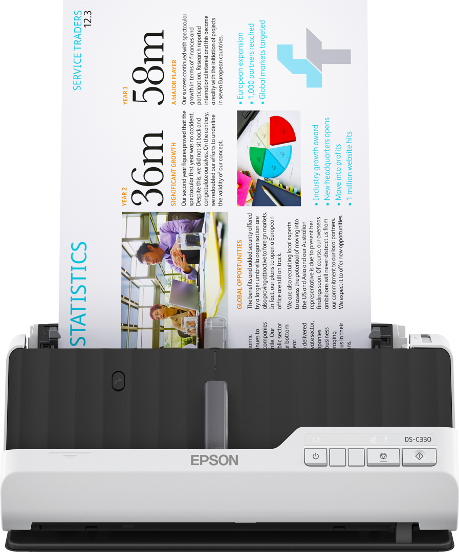 EPSON WorkForce DS-C330 Scanner 30ppm 1 EPSON WorkForce DS-C330 Scanner 30ppm