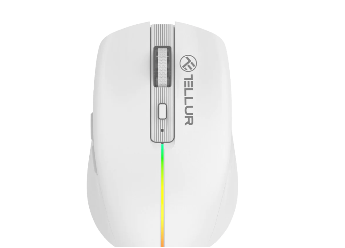 Mouse Tellur Silent Click, Wireless, White "TLL491221" (timbru verde 0.18 lei) 1 Mouse Tellur Silent Click, Wireless, White "TLL491221" (timbru verde 0.18 lei)