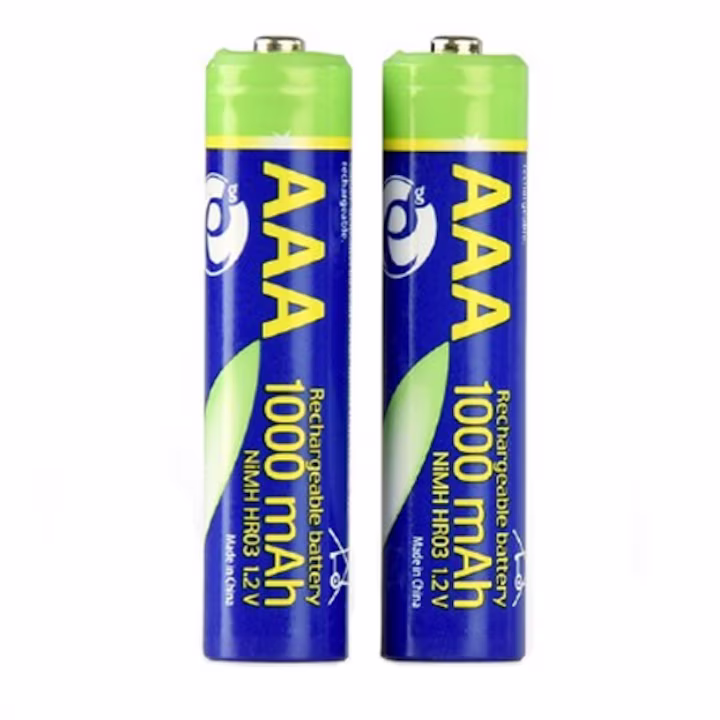 Acumulator Gembird AAA R3 NiMH 1000mAh 2 Bucăți Reîncărcabil 2 Acumulator Gembird AAA R3 NiMH 1000mAh