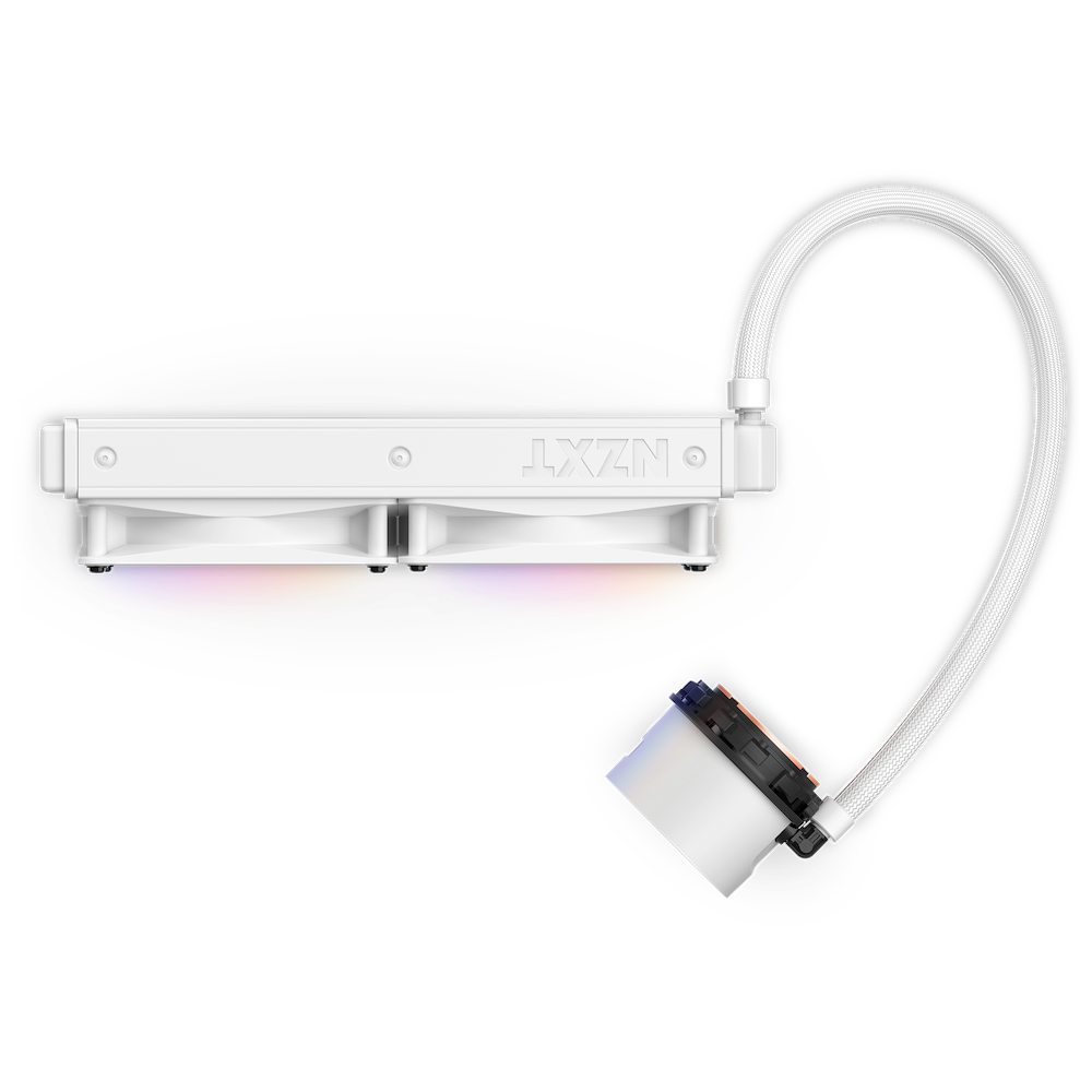 Cooler NZXT "Kraken 240 RGB", skt universal, racire cu lichid, ventilator 120 mm x 2, 1800 rpm, iluminat RGB, "RL-KR240-W1" (timbru verde 2.00 lei) 2 Cooler NZXT "Kraken 240 RGB", skt universal, racire cu lichid, ventilator 120 mm x 2, 1800 rpm, iluminat RGB, "RL-KR240-W1" (timbru verde 2.00 lei) - imagine 2