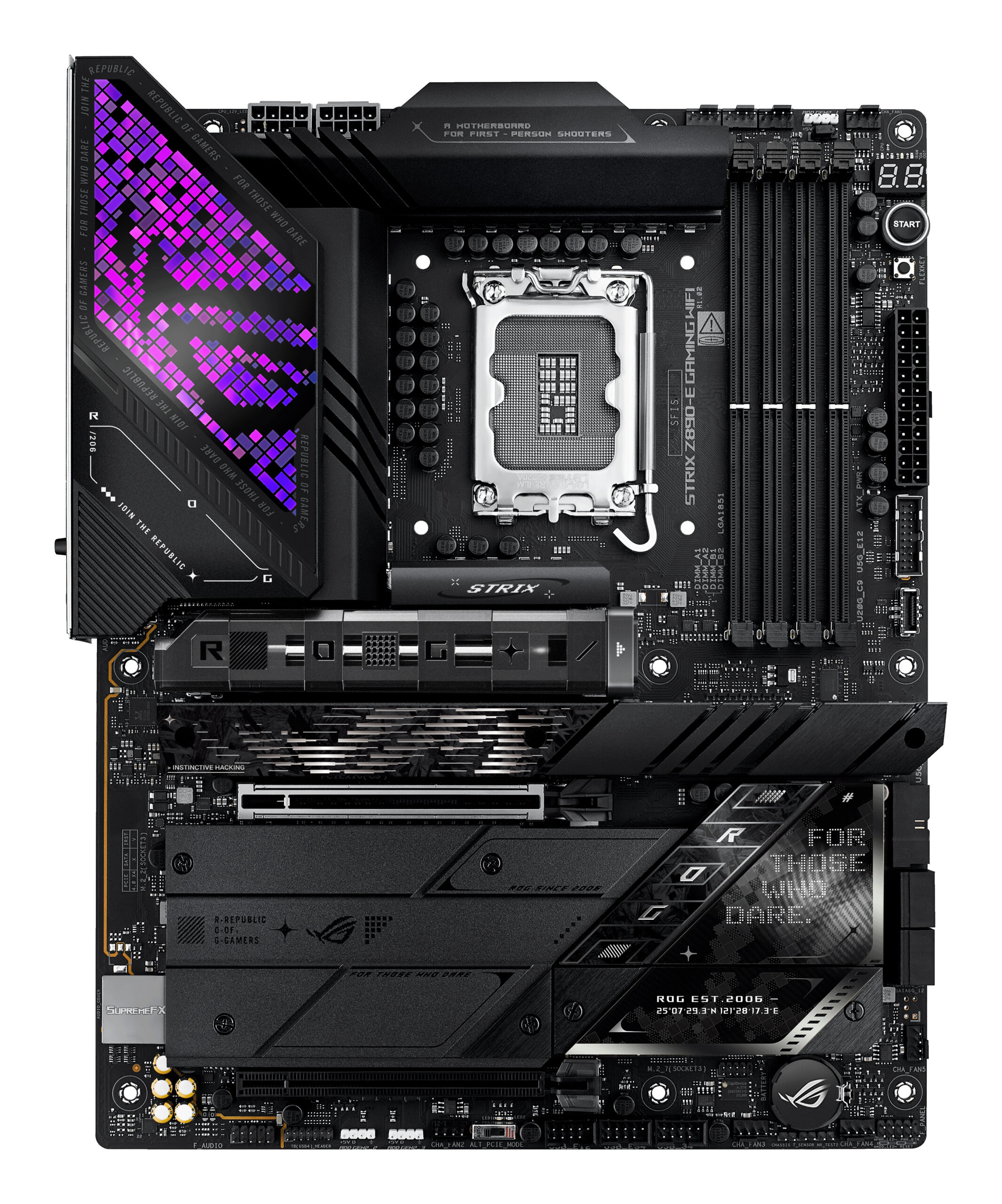 ROG STRIX Z890-E GAMING WIFI "ROG STRIX Z890-E GAMING WIFI" 2 ROG STRIX Z890-E GAMING WIFI "ROG STRIX Z890-E GAMING WIFI" - imagine 2