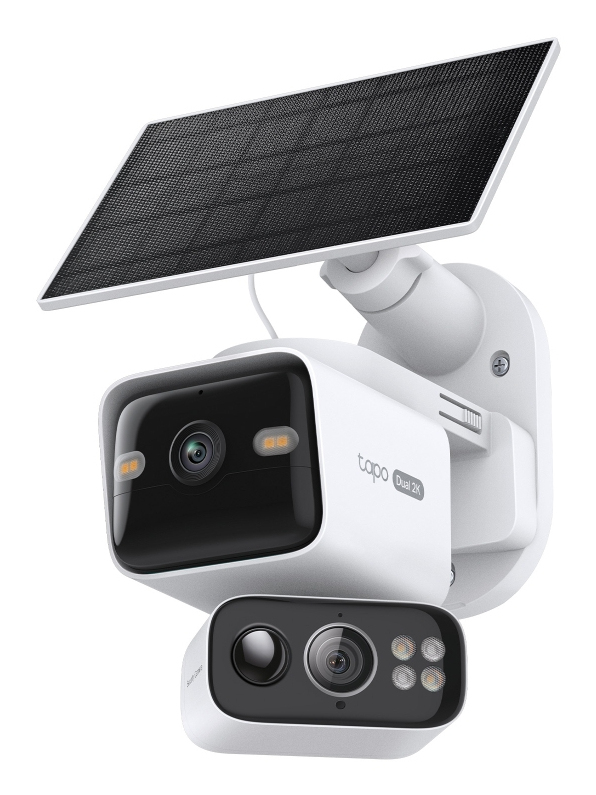Kit cameră Tapo C645D solar dual-lens 2K pan/tilt