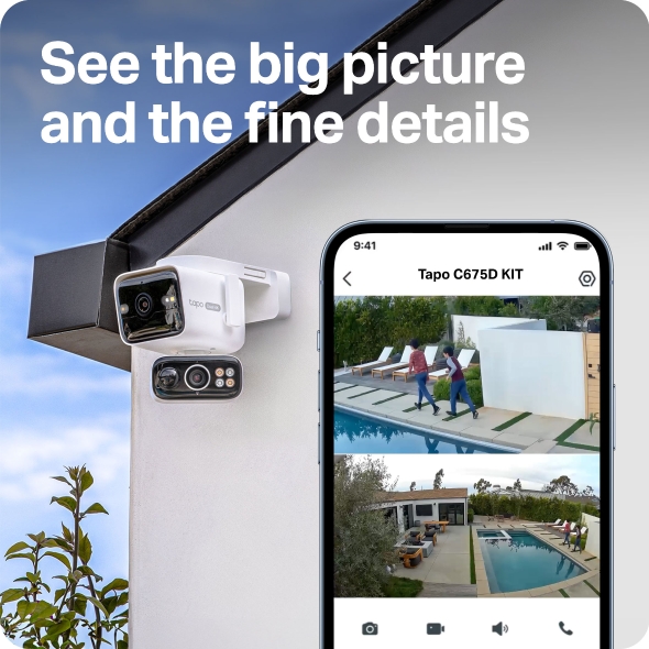 Camera TP-Link Tapo C675D KIT solar 4K dual-lens - imagine 5