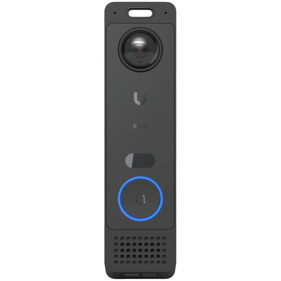 Ubiquiti UVC-G6-Entry All-weather, PoE+ Doorbell with enhanced AI detections, two-way audio, a secondary package camera, and integrated Access Reader capabilities „UVC-G6-ENTRY” (timbru verde 0.8 lei)