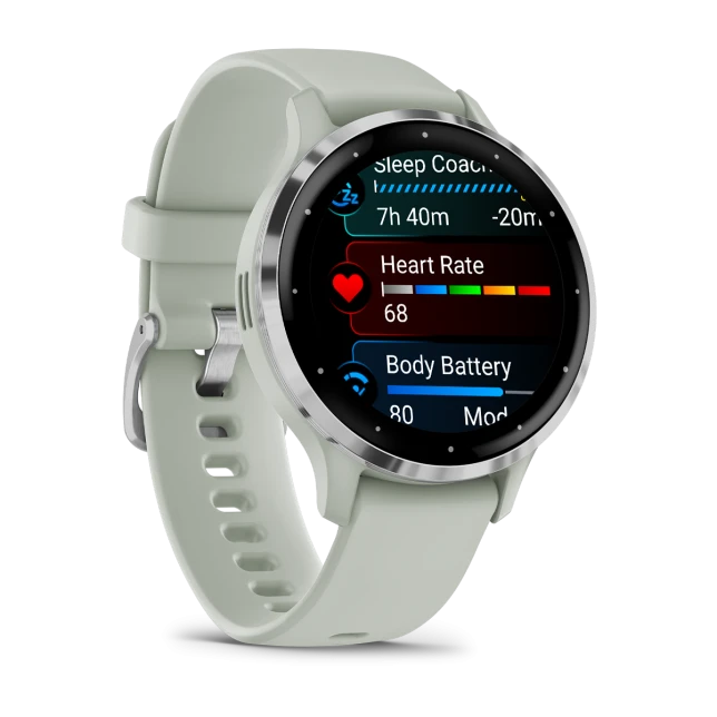 SMARTWATCH Garmin Venu 3S Sage Grey/Slate "010-02785-01" 1 - imagine 6