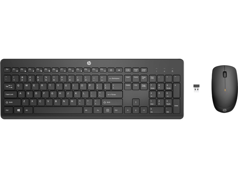 HP 230 WL Mouse + Keyboard Combo (EN) "18H24AA#ABB" (timbru verde 0.8 lei)