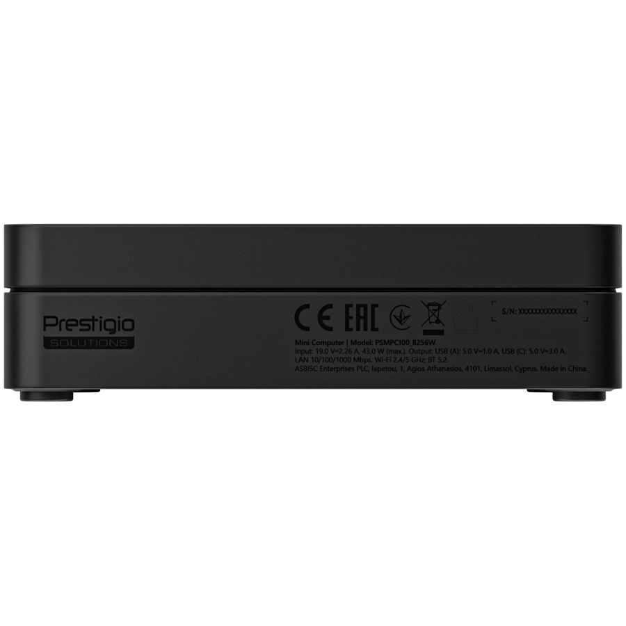 Mini PC Prestigio PSMPC100 Intel N100 8GB 256GB Wi-Fi 6 - imagine 3