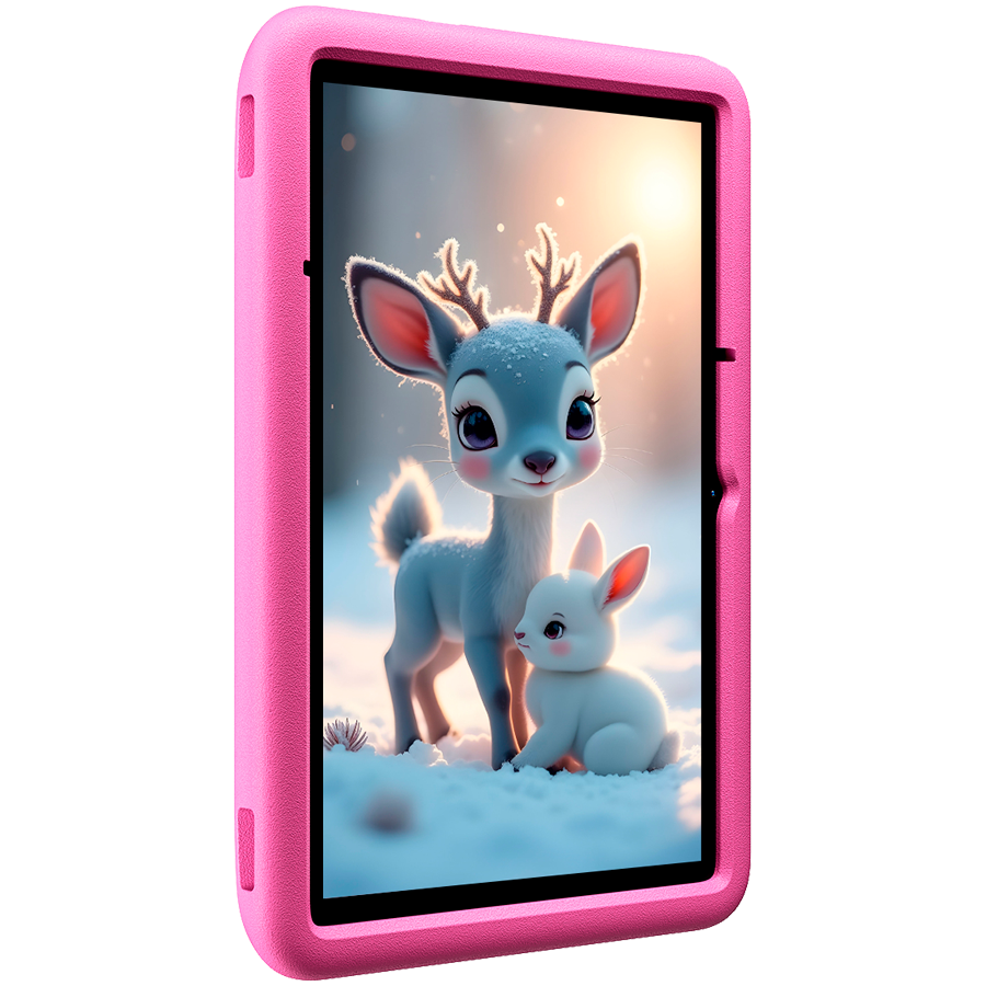Blackview Tab 60 Pro Kids 4GB/128GB, 10.1-inch HD+ 800x1280 IPS 60Hz, 5MP Front/8MP Back Cam Battery 7700mAh, LTE, USB Type-C, Android 15, SD card slot, Rose Pink "BVTAB60PRO_KIDS-PK" (timbru verde 0.9 lei) - imagine 3