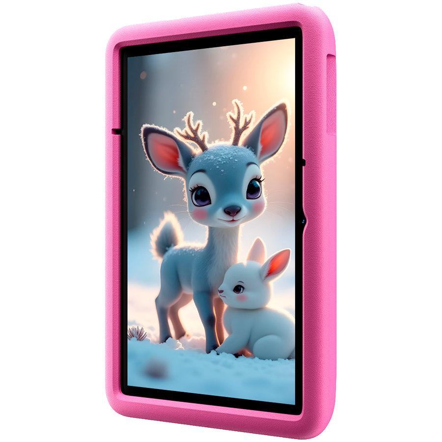 Blackview Tab 60 Pro Kids 4GB/128GB, 10.1-inch HD+ 800x1280 IPS 60Hz, 5MP Front/8MP Back Cam Battery 7700mAh, LTE, USB Type-C, Android 15, SD card slot, Rose Pink "BVTAB60PRO_KIDS-PK" (timbru verde 0.9 lei) - imagine 4