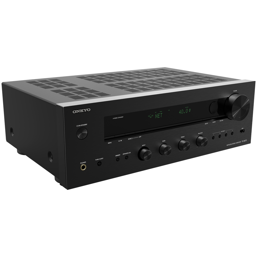Onkyo TX-8470 Hi-Fi Network Stereo Receiver, Black - imagine 2