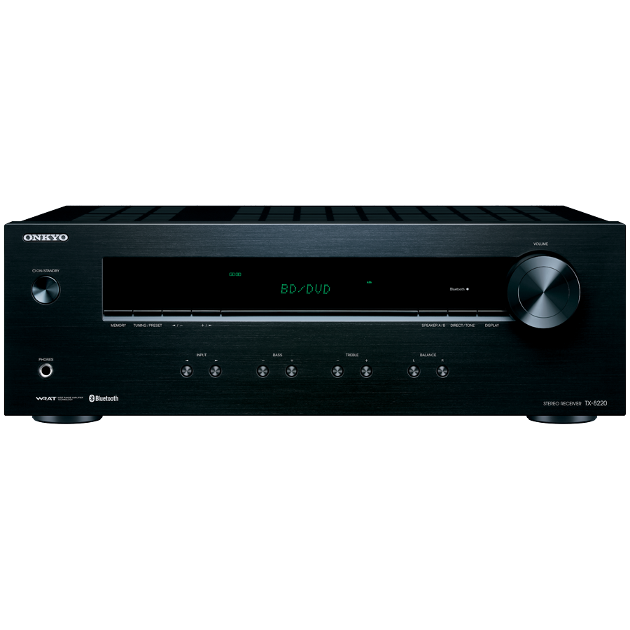 Onkyo TX-8220 Stereo Receiver, Black
