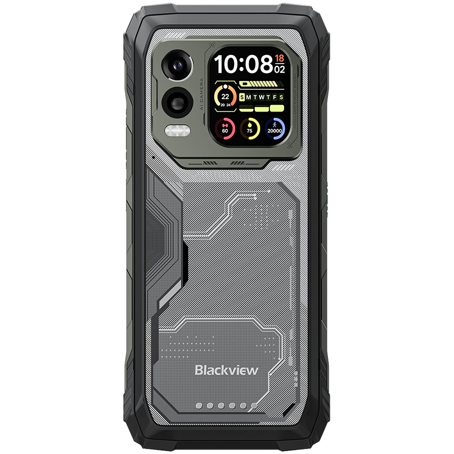 Blackview XPLORE 1 PRO Rugged Phone 5G 6.78 inch FHD 2.4k 2460x1080 120Hz + 2.01 inch 296x240 12/256Gb MT 7050 Octa-Core 2.4GHz 50MP Front 64+20MP Rear Cam Termal Imaging+Night Vision NFC 20000mAh MIL-STD-810H Android 15 Black - imagine 5