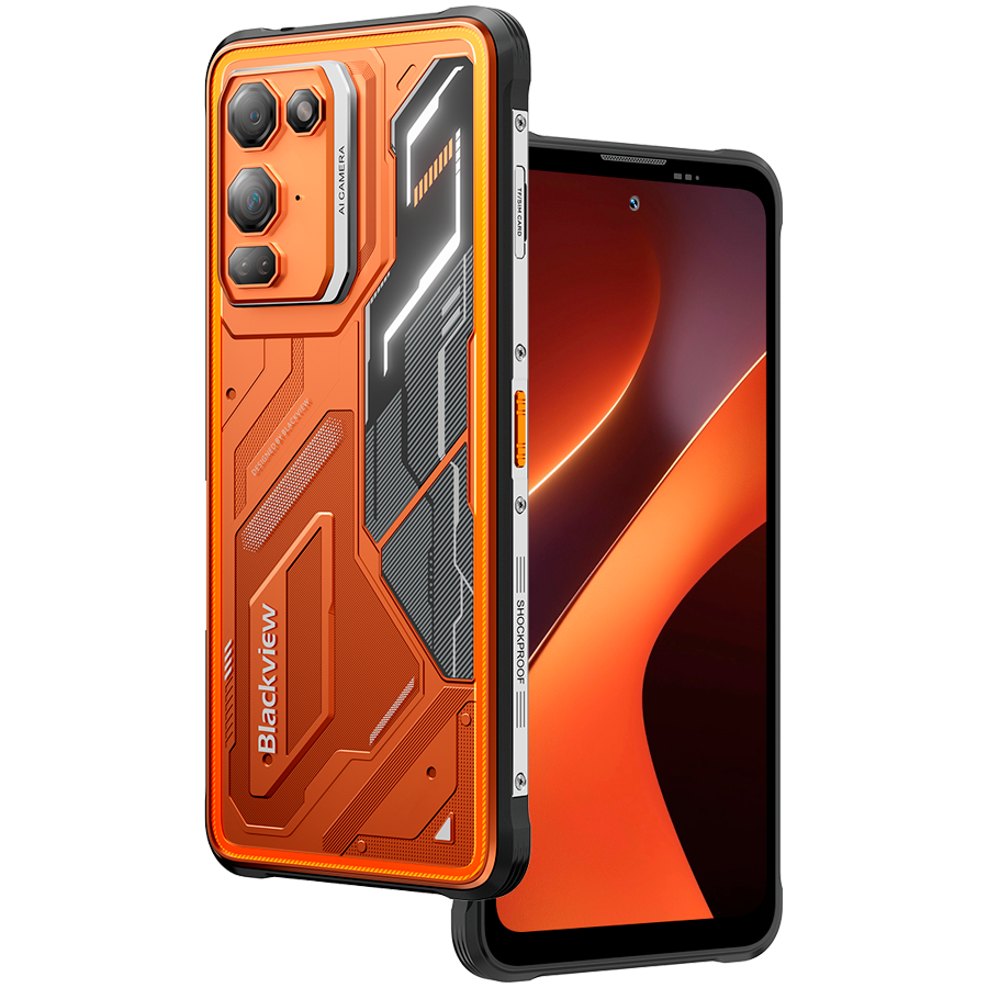 Telefon Blackview FORT 200 LTE portocaliu 6GB 256GB Blaze Orange rugged - imagine 2