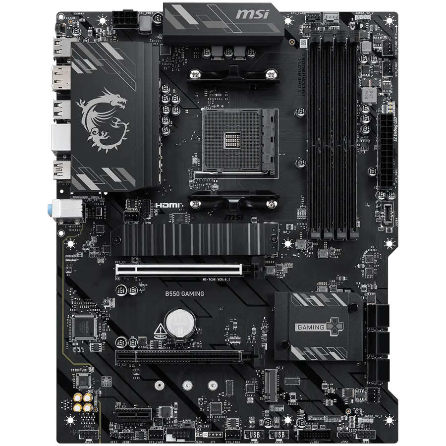 Placa de baza MSI B550 GAMING AM4