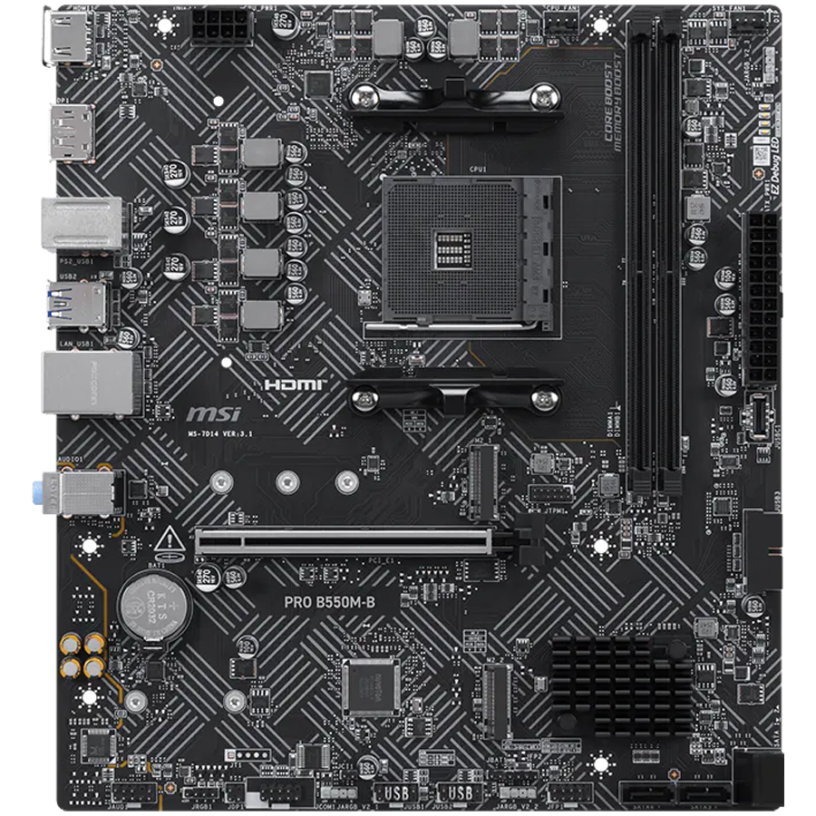 Placa de baza MSI PRO B550M-B