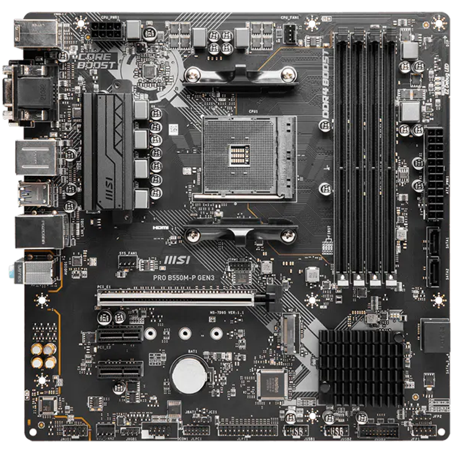 Placă de bază MSI PRO B550M-P