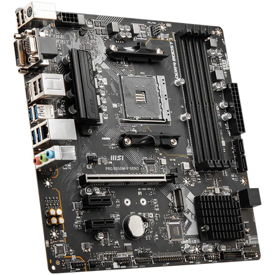 Placă de bază MSI PRO B550M-P AM4 DDR4 - imagine 2