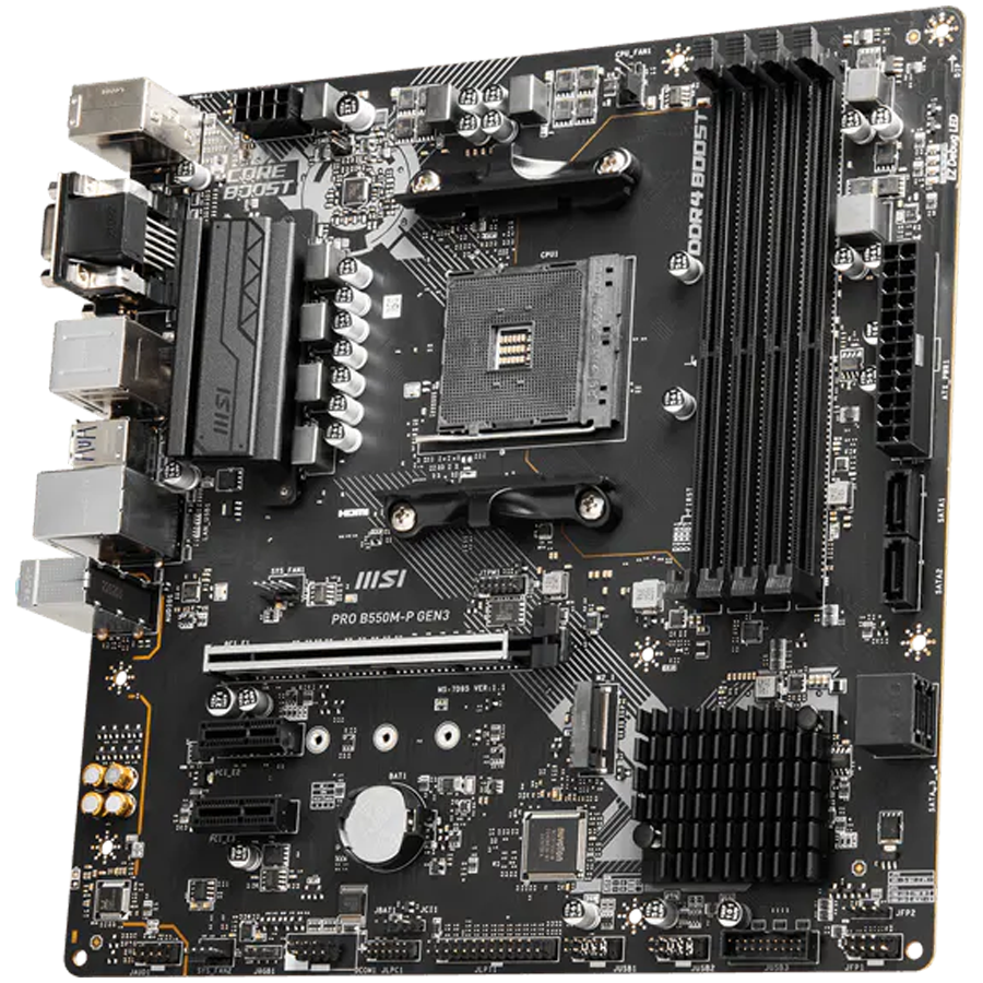 Placă de bază MSI PRO B550M-P AM4 DDR4 - imagine 3