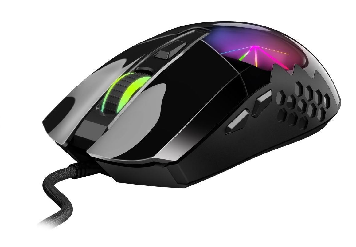 Mouse Genius Scorpion M715 gaming USB 7200 DPI negru - imagine 2