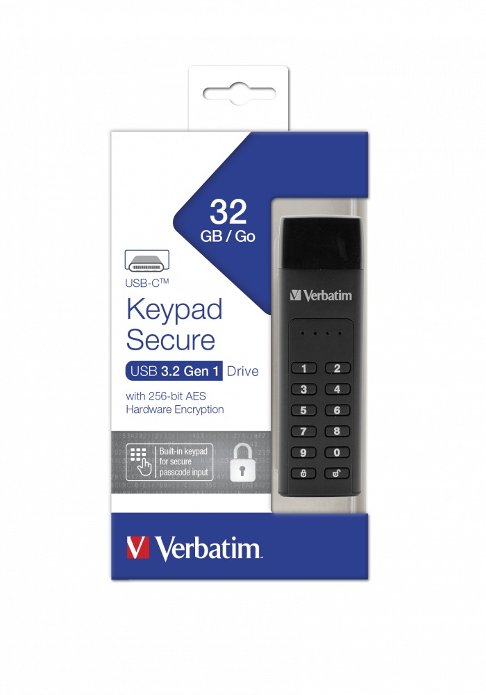 Memorii USB Verbatim Keypad Secure 49430 32GB - imagine 4