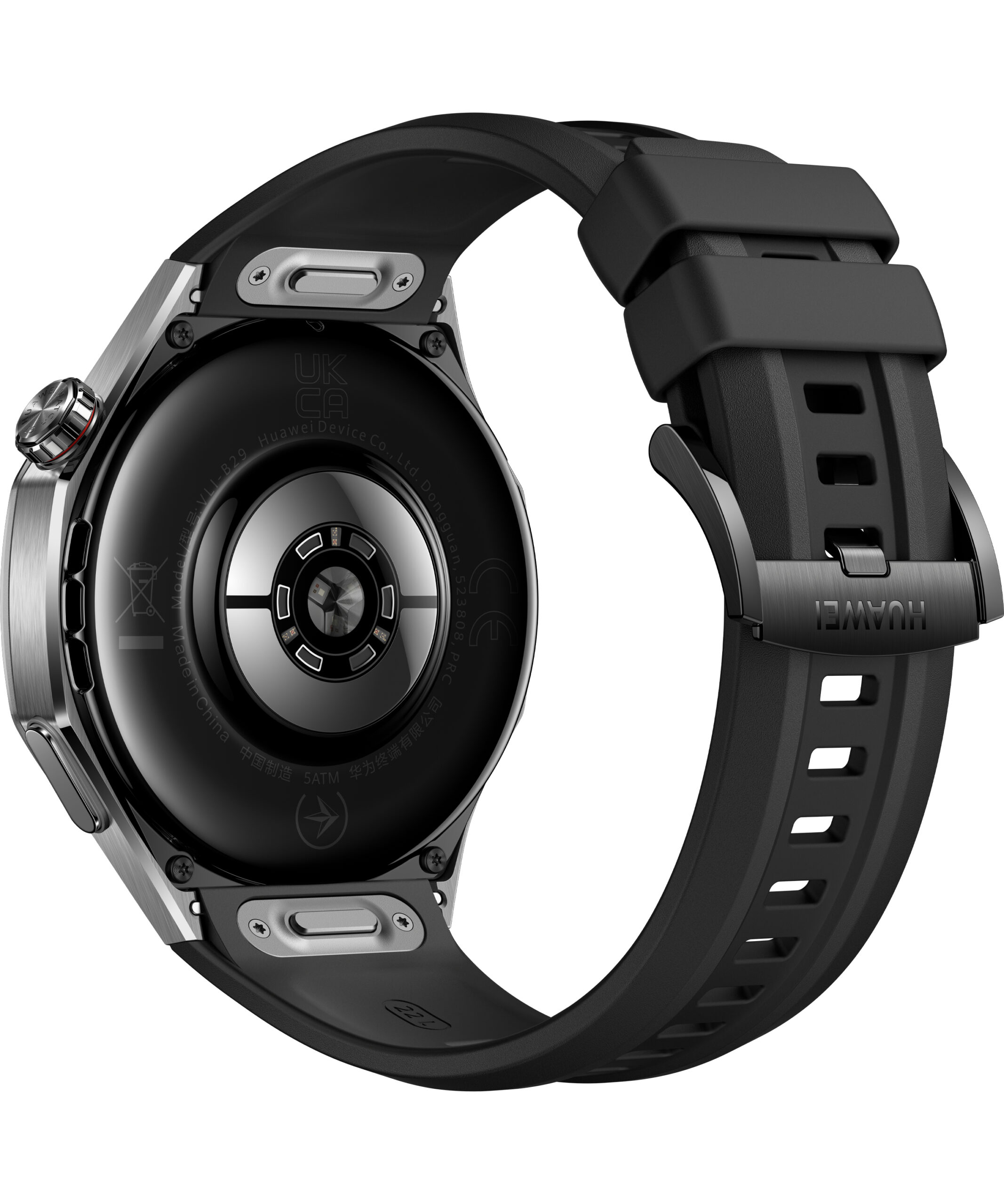 Smartwatch Huawei WATCH GT 5 Pro 46 mm titan curea neagră - imagine 2