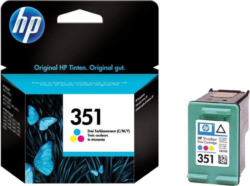 Cartuș HP 351 color CB337EE original - imagine 2