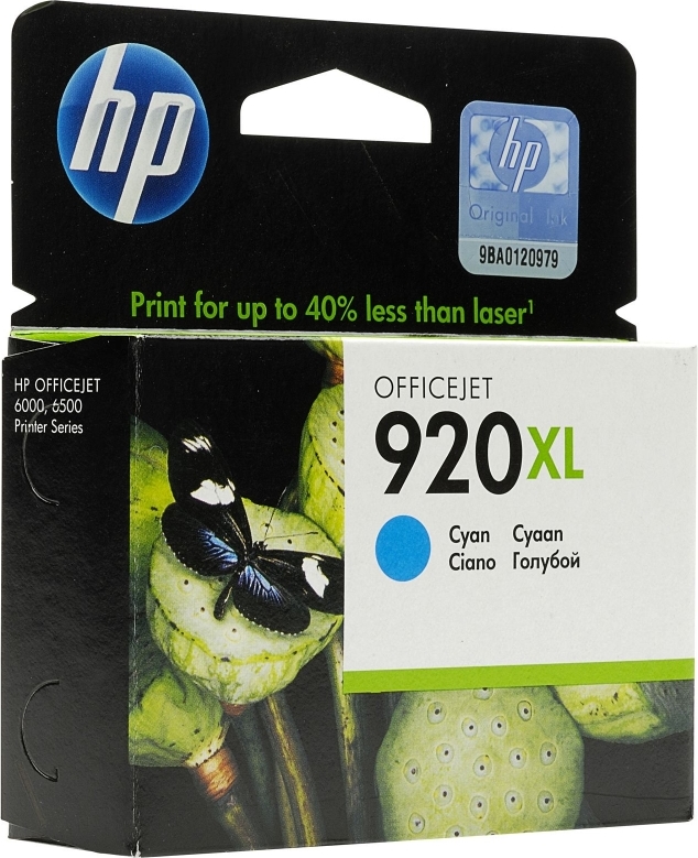 Cartus Cerneala Original HP Cyan, nr.920XL, pentru OfficeJet 6000|6500|7000|7500, , (timbru verde 0.15 lei), "CD972AE" - imagine 2